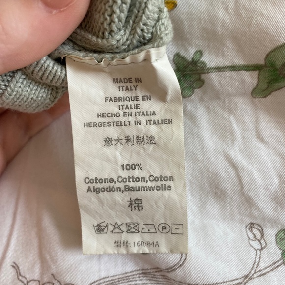 RARE Brandy Melville cropped ribbed  halter tank *sage green* - Picture 3 of 3